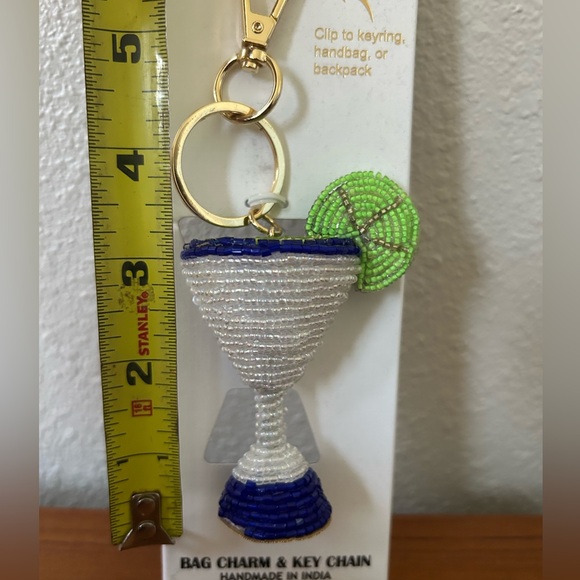 Margaritaville Beaded Keychain & Bag Charm - Picture 4 of 5